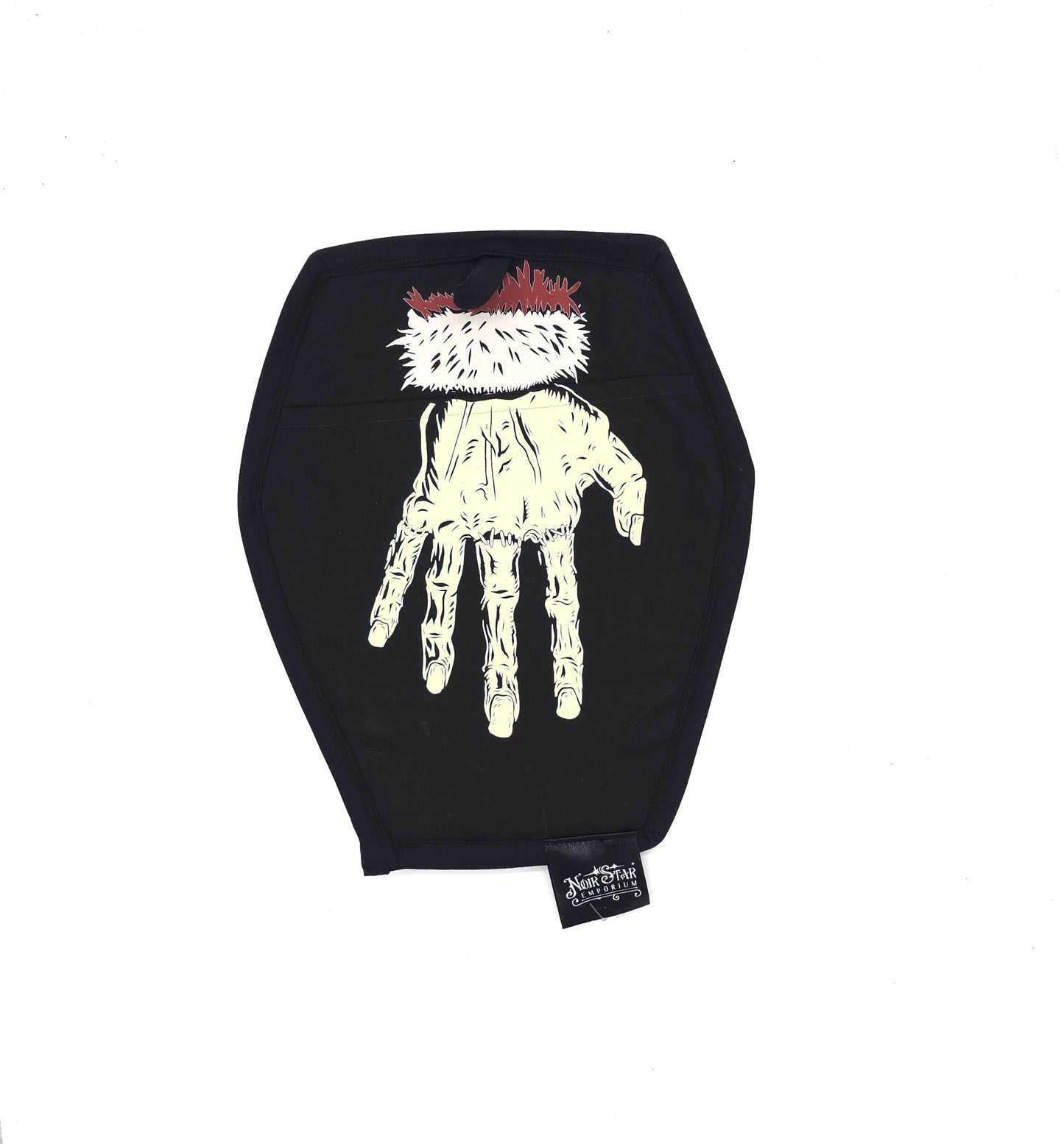 Zombie Santa Hand Coffin Pot Holder