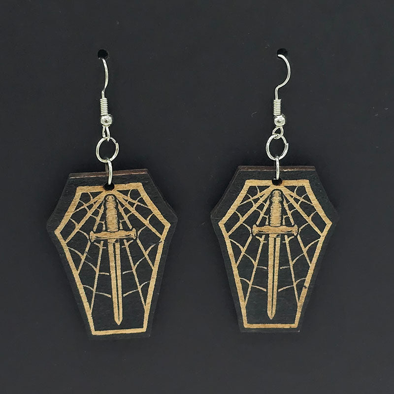 Coffin Sword Earrings