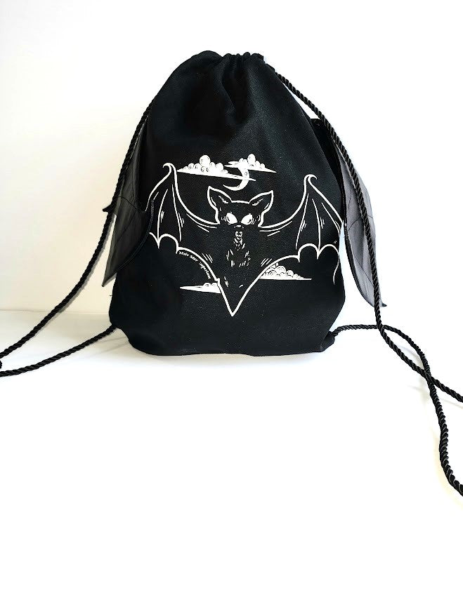 Bat Draw String Bag