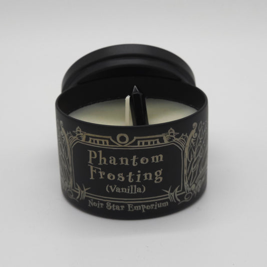 Phantom Frosting (Vanilla) Tin Candle
