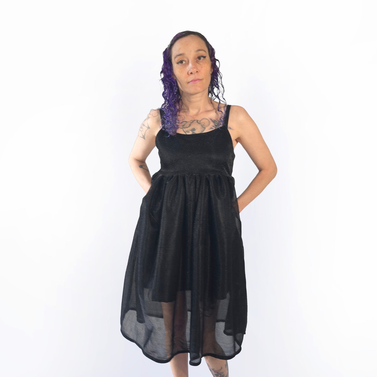 Glitter Baby Doll Dress