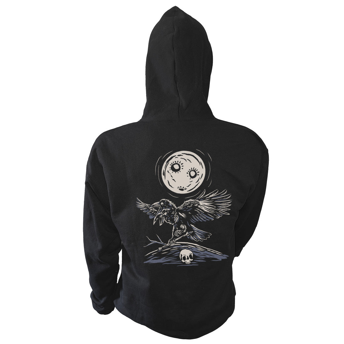 Two Headed Crow Hoodie