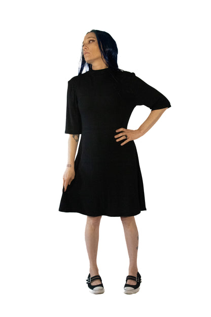 Short Sleeve Midi Dress