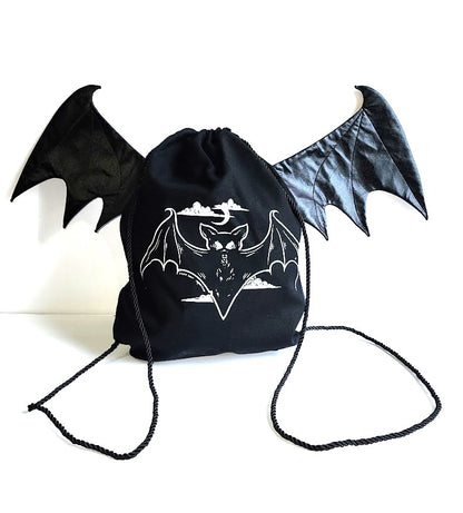 Bat Draw String Bag
