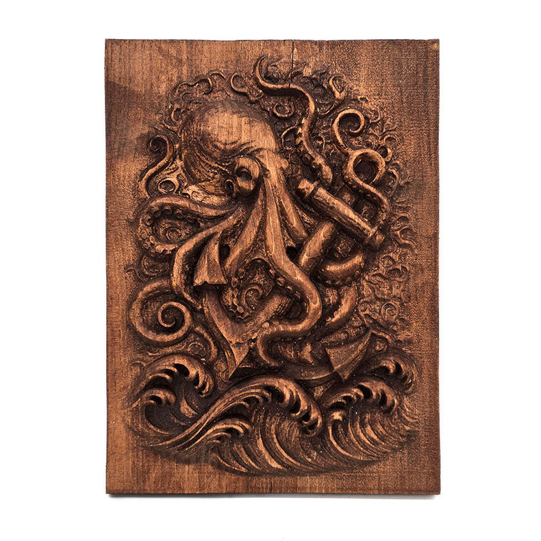 Octopus Doom (Wood Carving)