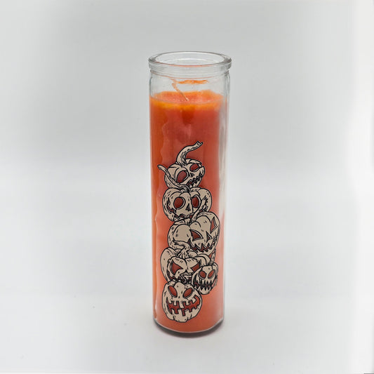 Stacked Pumpkin Candle