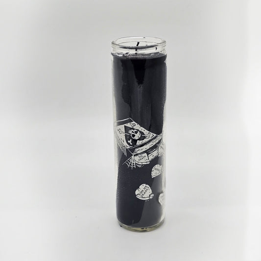 Valloween Candy Hearts Candle