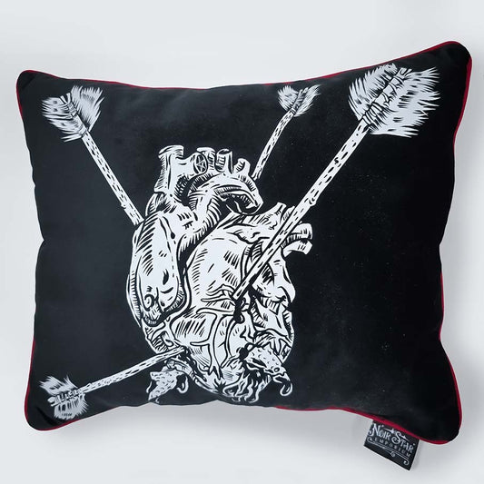 Anatomical Heart Throw Pillow